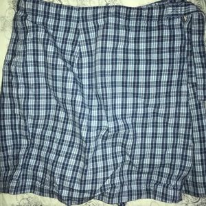 Vintage High Waisted Plaid Skort